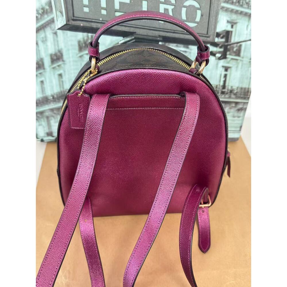 Coach F85029 Jordyn Backpack In Signature Canvas - Picture 2 of 7